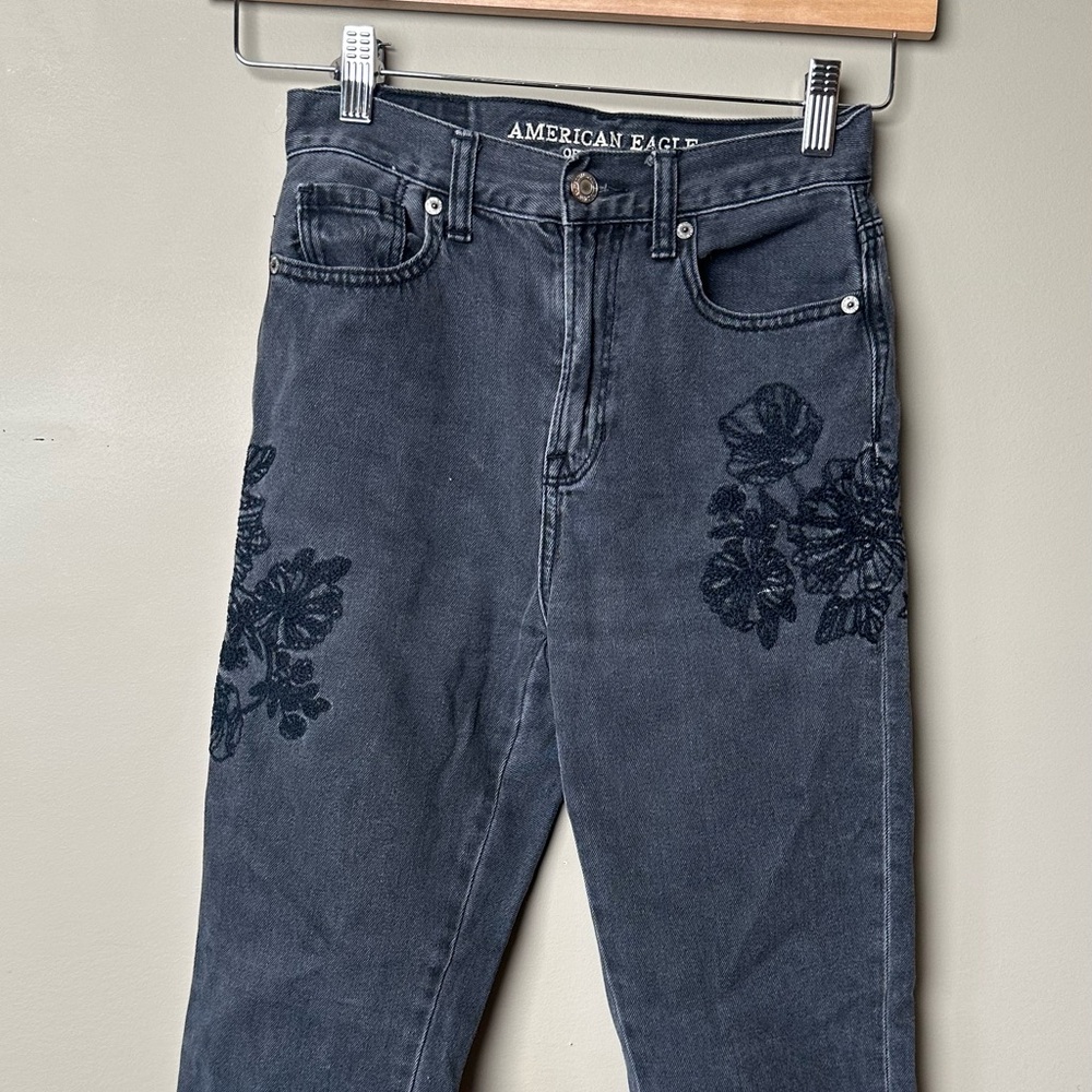 American eagle embroidered jeans